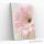 Rózsaszín gerbera 30x40 cm kör alakú gyémántszemes kirakó